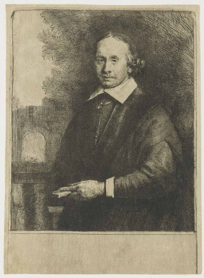  伦勃朗·梵·莱茵 Rembrandt van Rijn——拿着书本的男子2